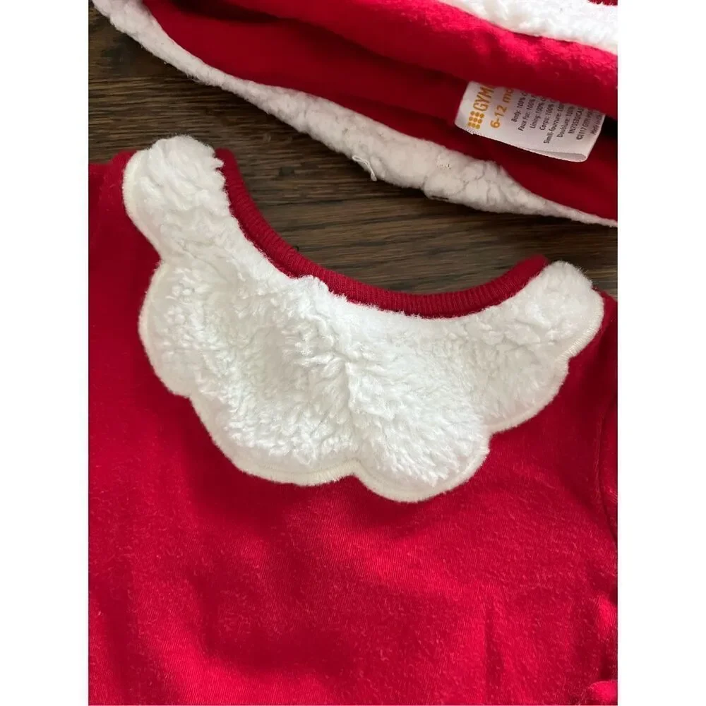 GYMBORee 3-6 Mos Baby Little Santa 2p Sleeper BUY 2 GET 1 FREE